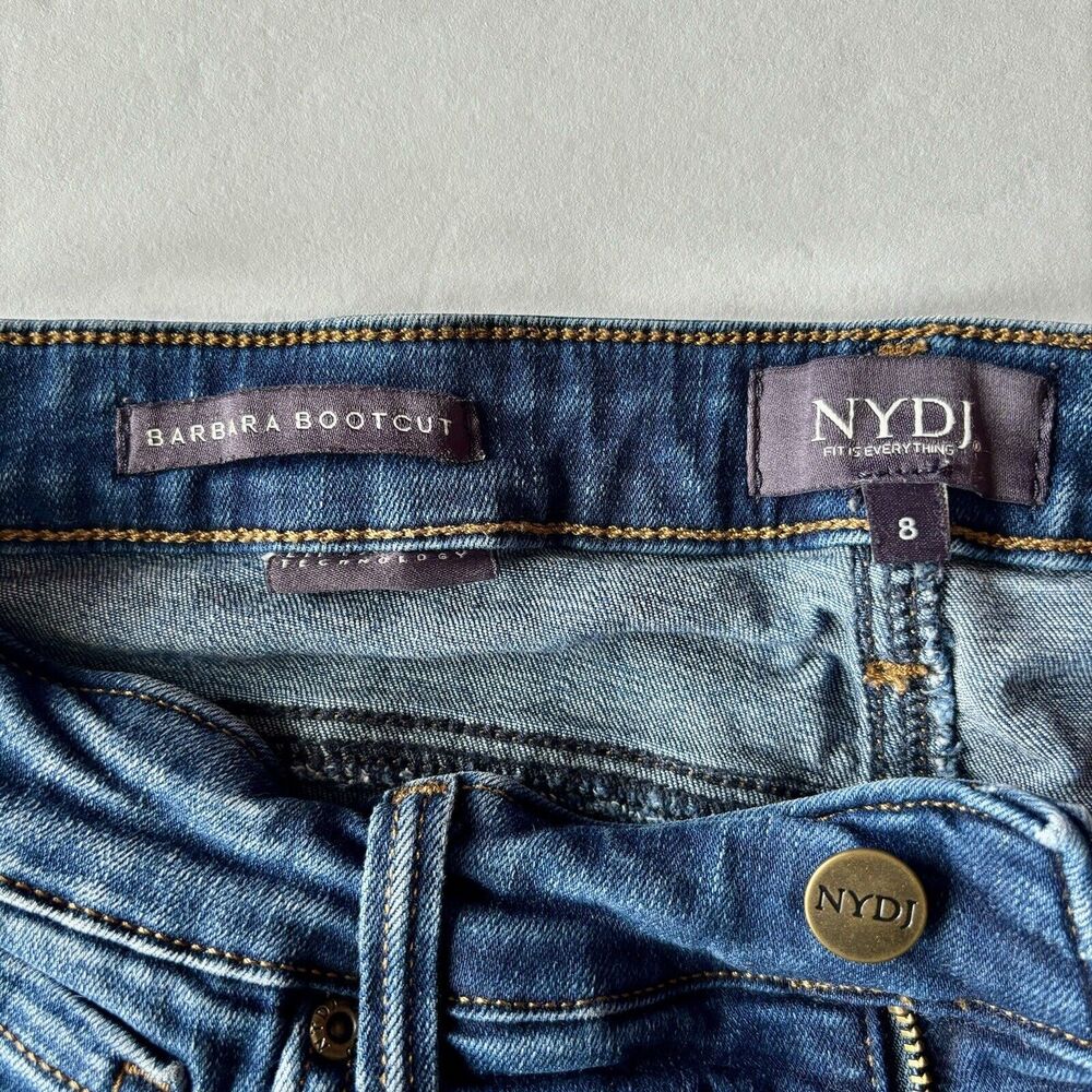 NYDJ Barbara Bootcut Denim Jeans Women's Size 8 US, 38 EU Lift Tuck Technology - Picture 5 of 10